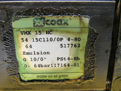 Coax /Festo VMK 15 NC Pneumatic Actuated Stack Valve Assembly 24V