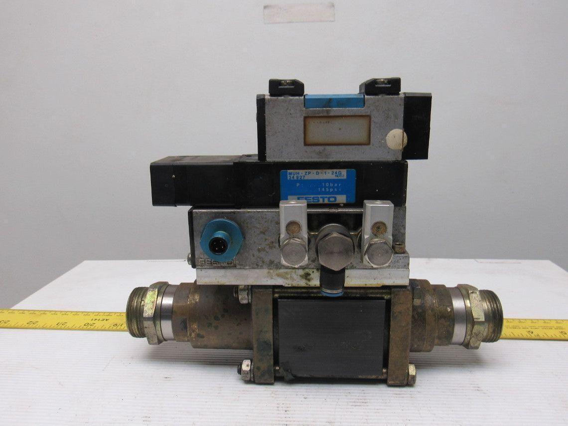 Coax /Festo VMK 15 NC Pneumatic Actuated Stack Valve Assembly 24V