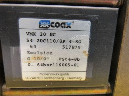 Coax/Festo VMK 20 NC Pneumatic Actuated Stack Valve Assembly 24V