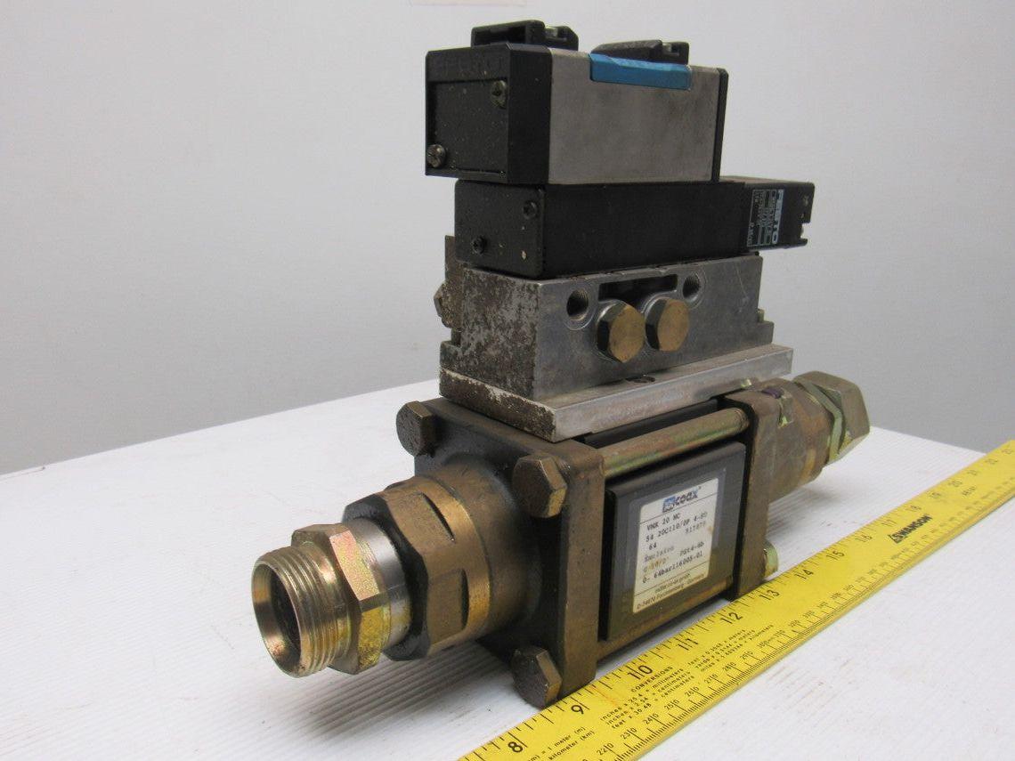 Coax/Festo VMK 20 NC Pneumatic Actuated Stack Valve Assembly 24V