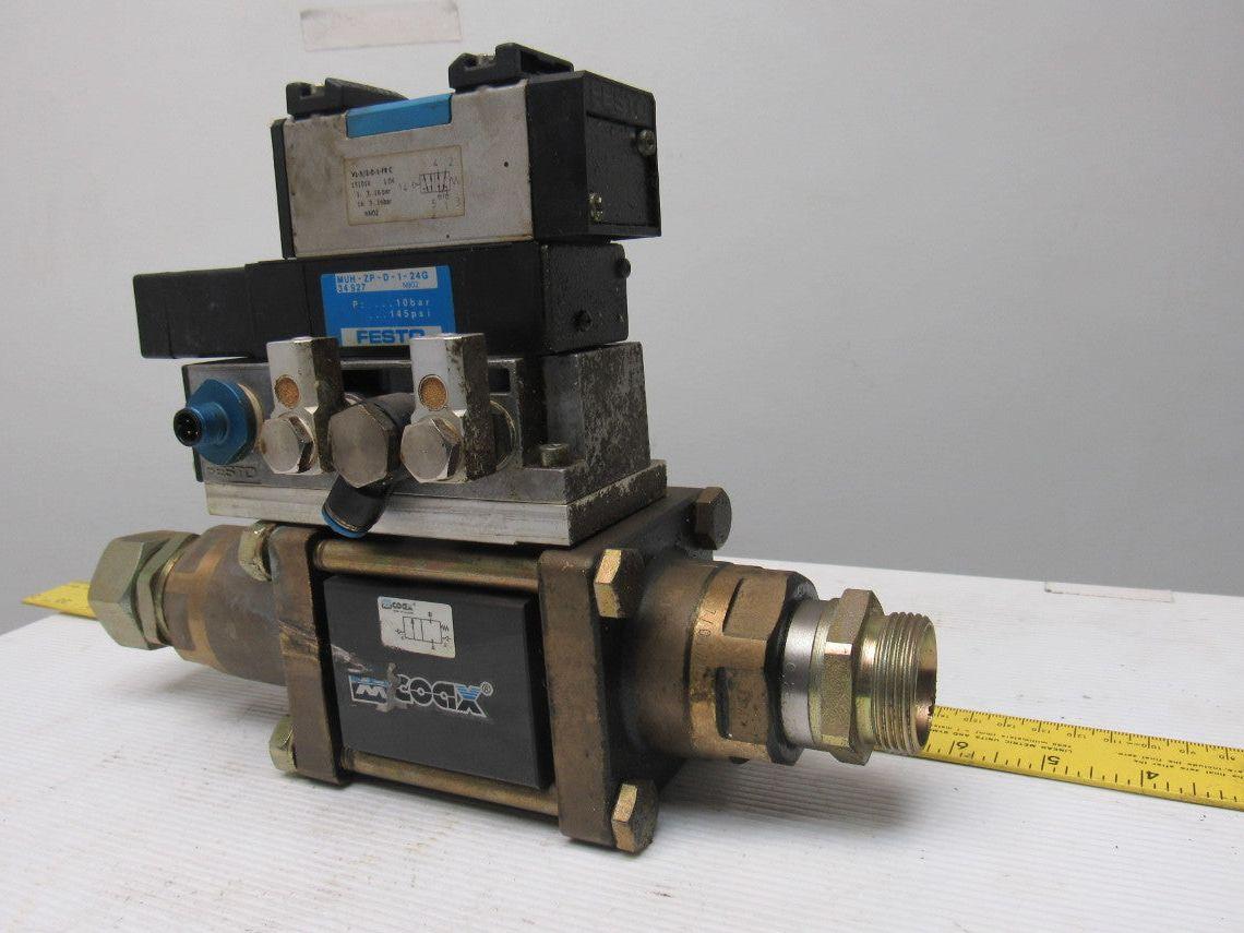 Coax/Festo VMK 20 NC Pneumatic Actuated Stack Valve Assembly 24V
