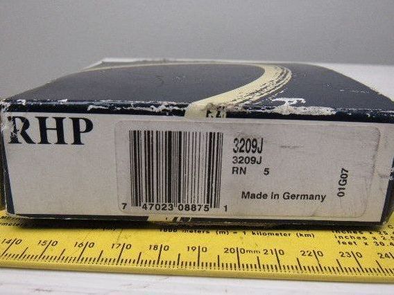 RHP 3209J 85mm x 45mm x 30.2mm Angular Contact Ball Bearing Double Row