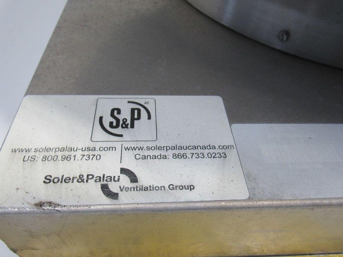 Soler & Palau ARE12MM1AS Dome Roof Exhaust 12" 1187 CFM 208-115-230V 1Ph