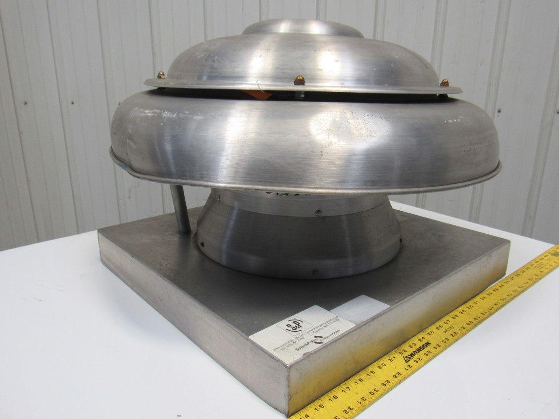 Soler & Palau ARE12MM1AS Dome Roof Exhaust 12" 1187 CFM 208-115-230V 1Ph