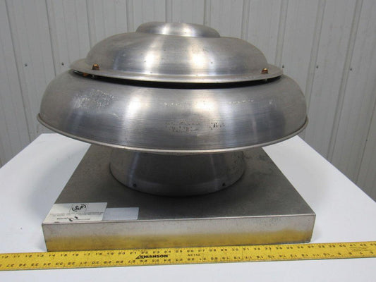 Soler & Palau ARE12MM1AS Dome Roof Exhaust 12" 1187 CFM 208-115-230V 1Ph