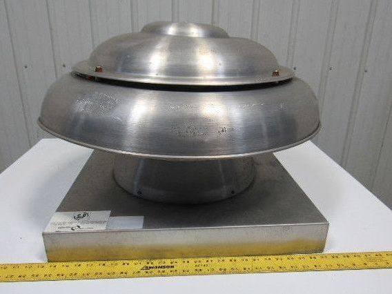 Soler & Palau ARE12MM1AS Dome Roof Exhaust 12" 1187 CFM 208-115-230V 1Ph