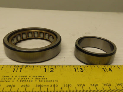 Fag NU1007M1 35mmID x 62mmOD x 14mmW  Solid Cage Two Piece Roller Bearing