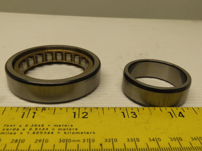 Fag NU1007M1 35mmID x 62mmOD x 14mmW  Solid Cage Two Piece Roller Bearing