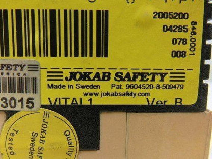 Jacob Safety VITAL 1 JOK133015 Safety Relay Ver B