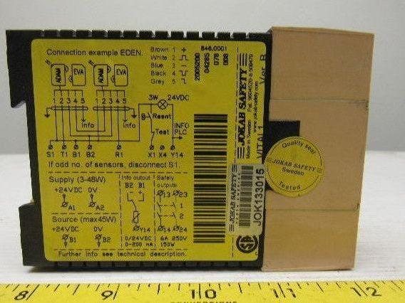Jacob Safety VITAL 1 JOK133015 Safety Relay Ver B