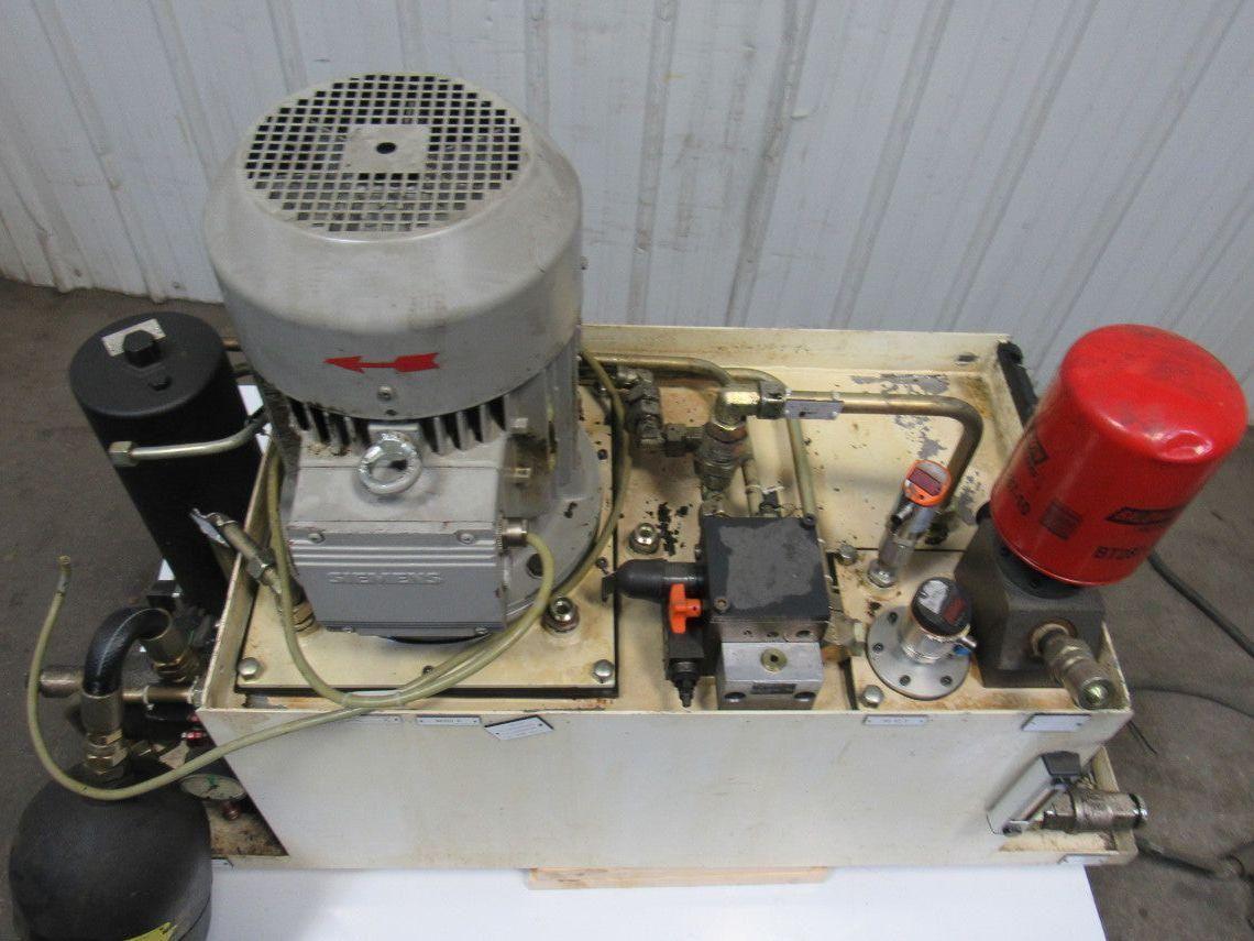 Werke Hydraulic Power Pac Unit Siemens 3.0 KW From a G200 CNC Lathe