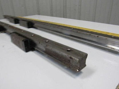 Heller MC16 Z Axis Runner Block & Rails 43-15/16" OAL Star Size 35 Lot of 2