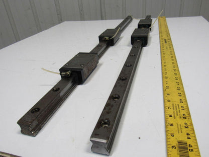 Heller MC16 Z Axis Runner Block & Rails 43-15/16" OAL Star Size 35 Lot of 2