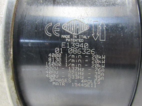 Heller MC16 CNC Machining Center Spindle Assembly