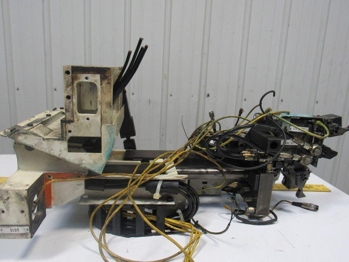 Werke G200 Parts Gripper Arm Assembly Removed from a CNC Lathe