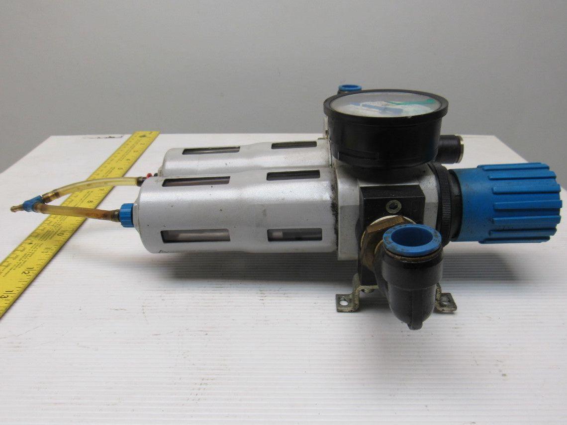 Festo LFR-D-7-MIDI-A/Festo LF-D-5M-MIDI-A Pneumatic Filter Regulator 1/2" NPT