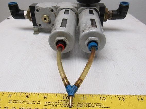 Festo LFR-D-7-MIDI-A/Festo LF-D-5M-MIDI-A Pneumatic Filter Regulator 1/2" NPT