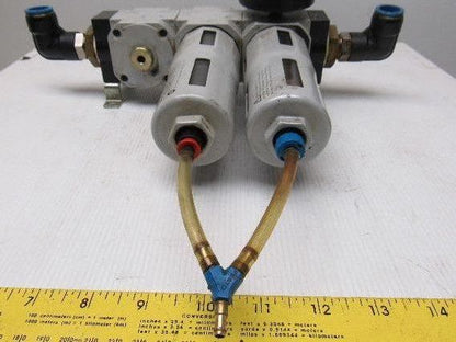 Festo LFR-D-7-MIDI-A/Festo LF-D-5M-MIDI-A Pneumatic Filter Regulator 1/2" NPT