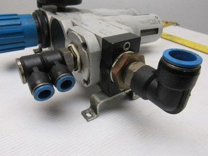 Festo LFR-D-7-MIDI-A/Festo LF-D-5M-MIDI-A Pneumatic Filter Regulator 1/2" NPT