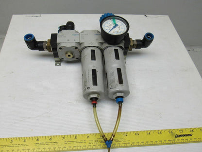 Festo LFR-D-7-MIDI-A/Festo LF-D-5M-MIDI-A Pneumatic Filter Regulator 1/2" NPT