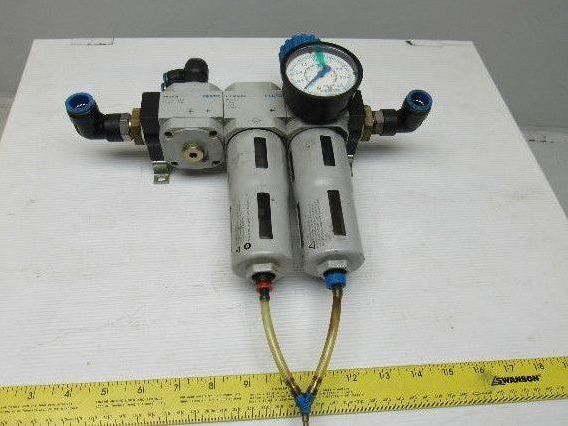 Festo LFR-D-7-MIDI-A/Festo LF-D-5M-MIDI-A Pneumatic Filter Regulator 1/2" NPT
