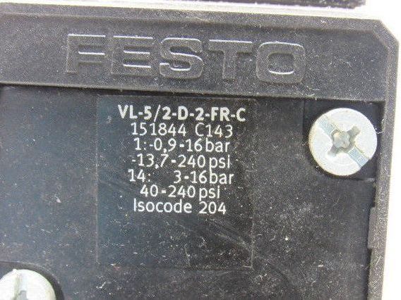 Festo VL-S/2-D-2-FR-C Pneumatic Solenoid Valve Assembly