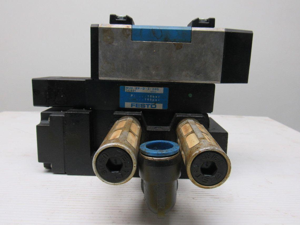 Festo VL-S/2-D-2-FR-C Pneumatic Solenoid Valve Assembly