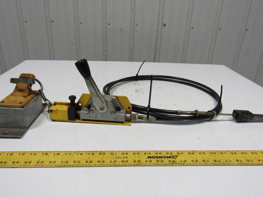 Werke G200 Cable Operator Lever Control W/Brad Harrison Safety plug CNC  Lathe