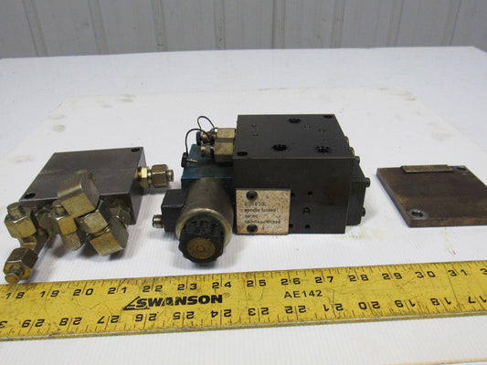 Rexroth 4WE 6 D62/EG24N9K33L=AN Hydraulic Solenoid Valve Assembly