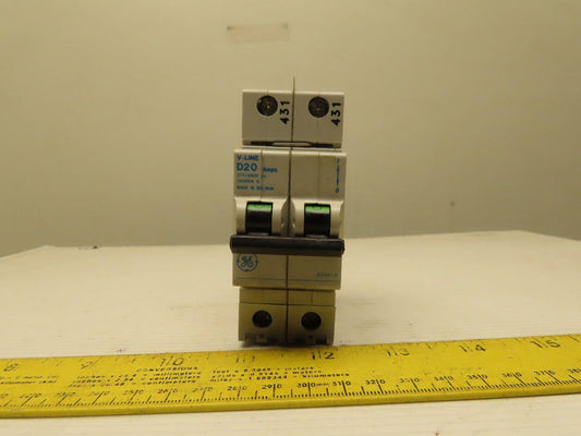 General Electric V37220 V Line D20 277/480V Miniature Circuit Breaker