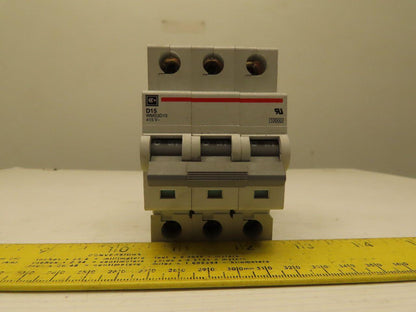 Eaton Cutler Hammer WMS3D15 415V 15AMP 3 Pole Circuit Breaker DIN Rail Mount