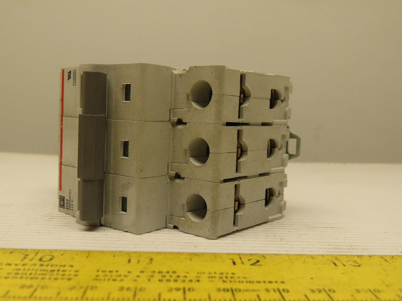 Eaton Cutler Hammer WMS3D32 415V 32AMP 3 Pole Circuit Breaker DIN Rail Mount