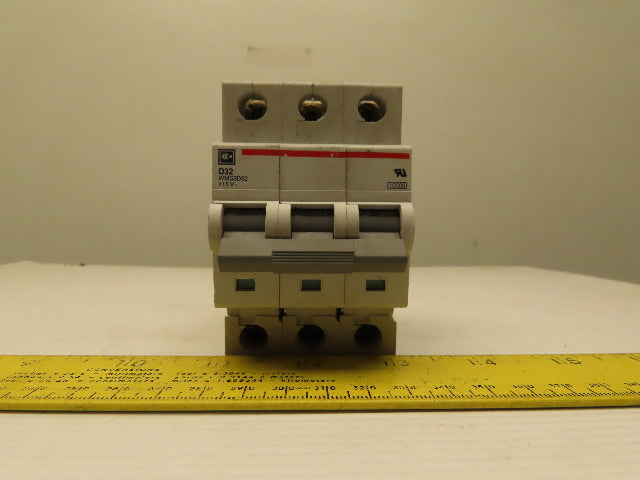Eaton Cutler Hammer WMS3D32 415V 32AMP 3 Pole Circuit Breaker DIN Rail Mount