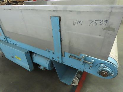 Slider Bed Center Drive Conveyor 41-1/2" Belt X 94" Long 30FPM 230/460V 3Ph