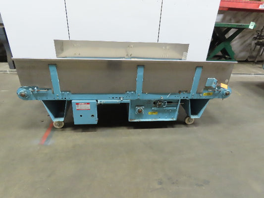 Slider Bed Center Drive Conveyor 41-1/2" Belt X 94" Long 30FPM 230/460V 3Ph