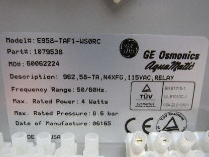 GE Osmonics Water Softener Controller/Valve Interface 16-Port Stager Control Box