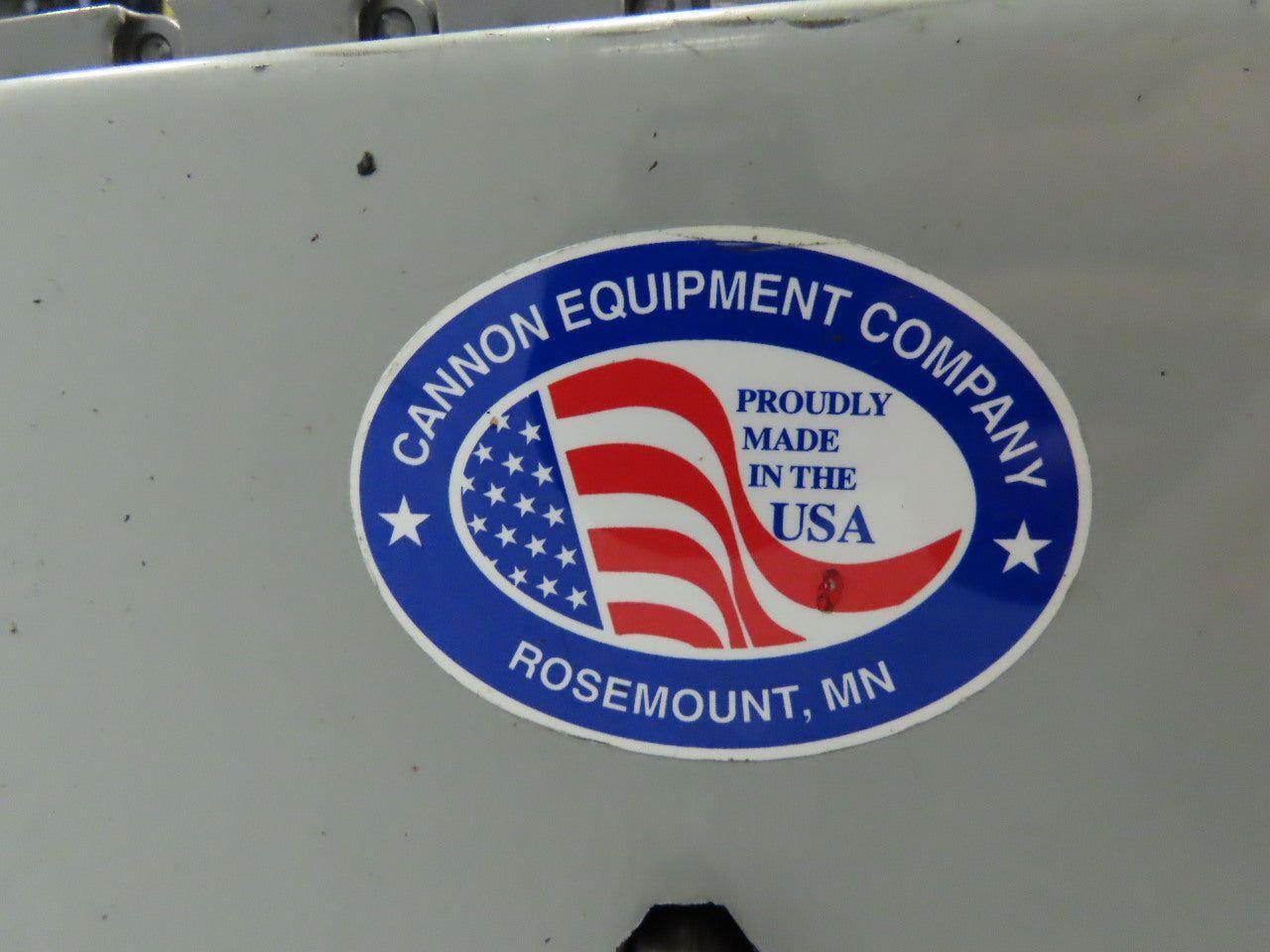 27" Incline Slide Bed Conveyor 17-1/2" Plastic Chain Belt 302 FPM 208-230/460