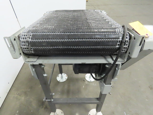 27" Incline Slide Bed Conveyor 17-1/2" Plastic Chain Belt 302 FPM 208-230/460