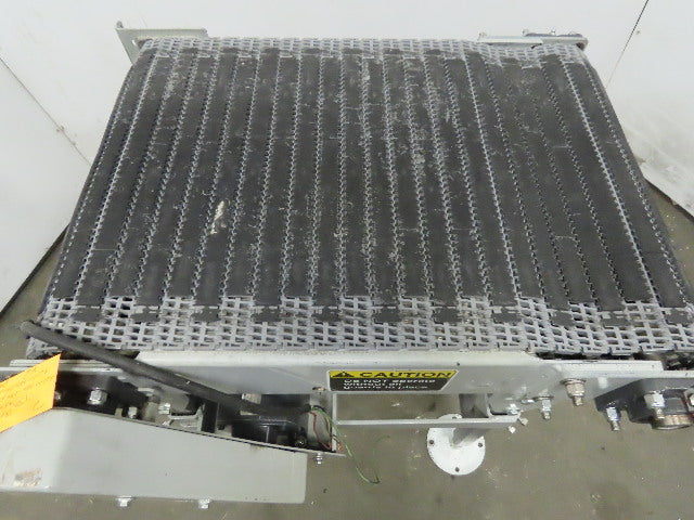 27" Incline Slide Bed Conveyor 17-1/2" Plastic Chain Belt 302 FPM 208-230/460