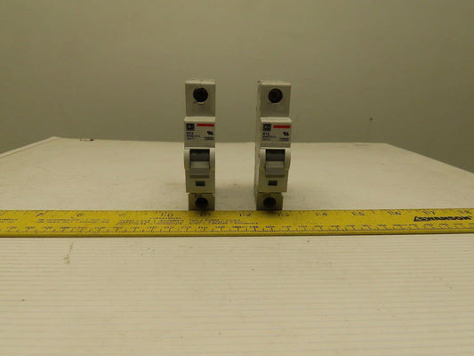 Eaton Cutler Hammer WMS1D13 13A 1 Pole Circuit Breaker DIN Rail Mount Lot of 2