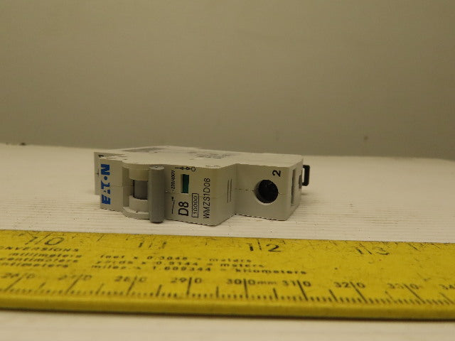 Eaton Cutler Hammer WMZS1D08 8A 1 Pole Circuit Breaker DIN Rail Mount Lot of 3