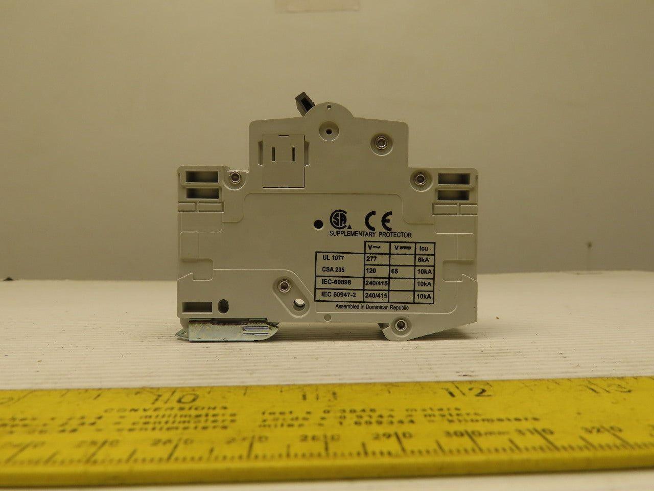 Eaton Cutler Hammer WMS1D05 5AMP Single Pole Circuit Breaker DIN Rail Mount