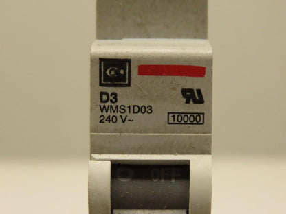 Eaton Cutler Hammer WMS1D05 5AMP Single Pole Circuit Breaker DIN Rail Mount