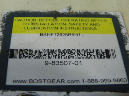 Boston Gear BKHF72625B5HT1 Wash Down Speed Reducer 25:1 Ratio