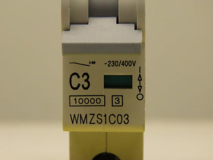 Eaton Cutler Hammer WMZS1C03  3AMP Single Pole Circuit Breaker DIN Rail Mount