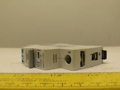 Eaton Cutler Hammer WMZS1C03  3AMP Single Pole Circuit Breaker DIN Rail Mount
