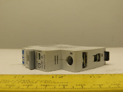 Eaton Cutler Hammer WMZS1C03  3AMP Single Pole Circuit Breaker DIN Rail Mount