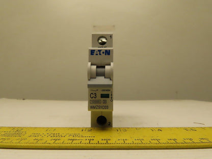 Eaton Cutler Hammer WMZS1C03  3AMP Single Pole Circuit Breaker DIN Rail Mount