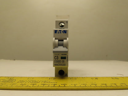 Eaton Cutler Hammer WMZS1C03  3AMP Single Pole Circuit Breaker DIN Rail Mount