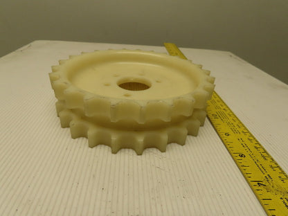 UNI 6" OD x 1-5/8" 25T 2 Row Conveyor Chain Sprocket